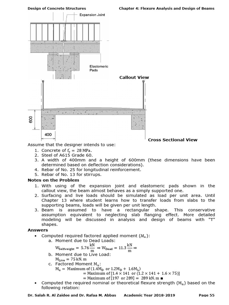 Flexure Design of Concrete Beams | PDF | Beam (Structure) | Bending
