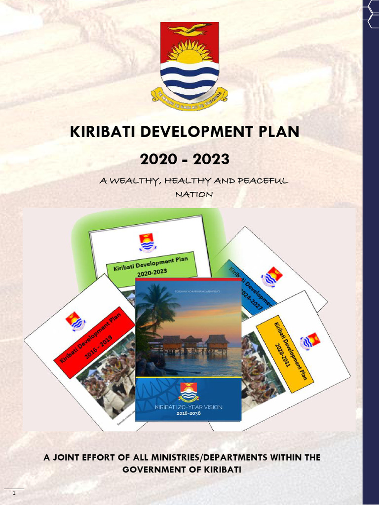 Kiribati Development Plan 2020-2023 | PDF | Governance | Non ...