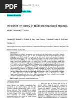 Download Indicence of Injury in Professional Mixed Martial Arts Competitons by francoisea SN8421424 doc pdf