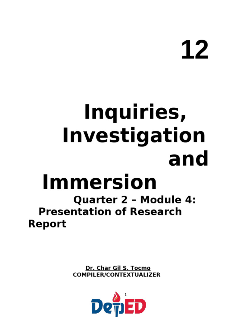 Research Report Presentation Guide | PDF | Methodology | Statistics