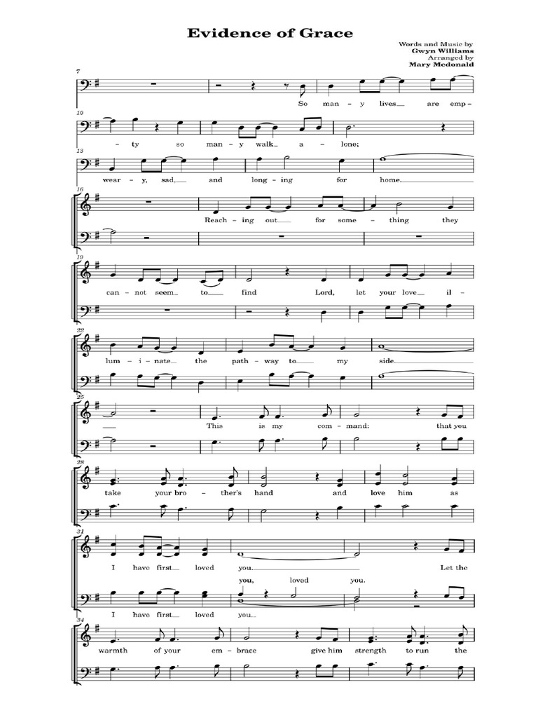 Evidence of Grace Satb (1) PDF