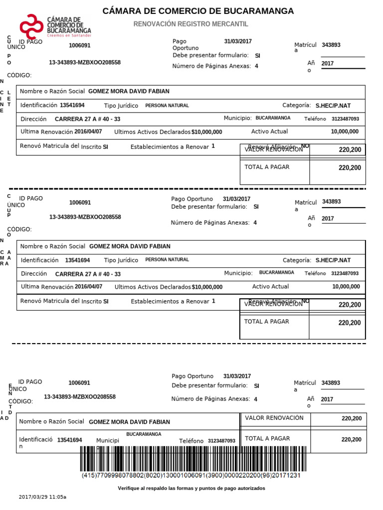 Formularios CCB para Renovación Mercantil | PDF | Cooperativa | Economias