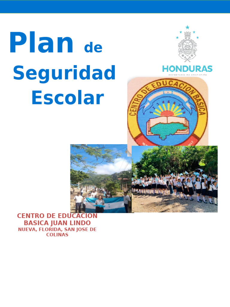 Plan de Seguridad Escolar CEB JUAN LINDO 2024 | PDF | Simulación | Valores