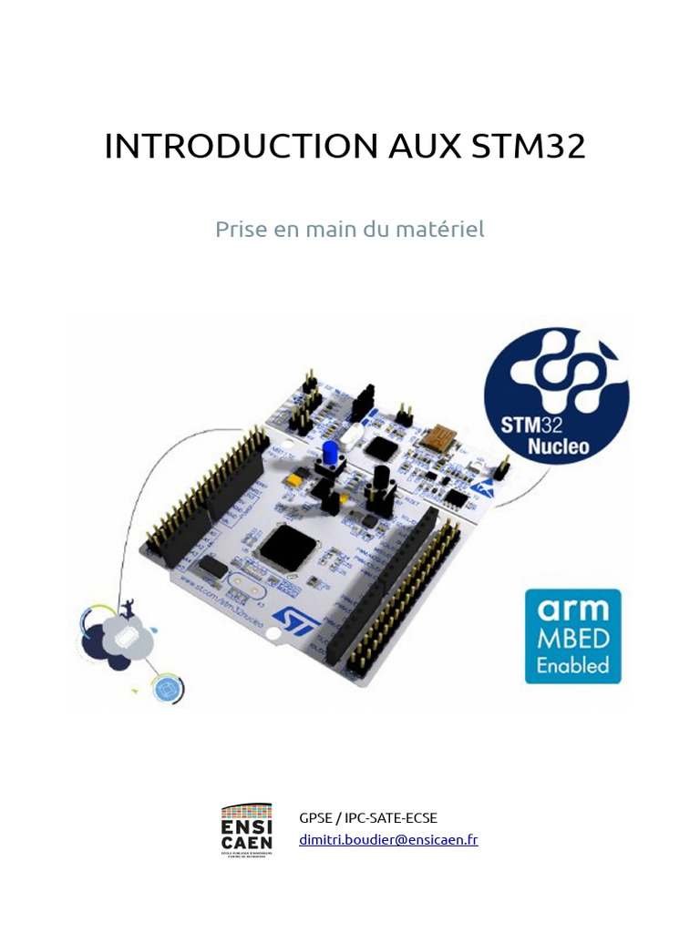 Introduction aux cartes Nucleo STM32 | PDF | Ingénierie informatique ...