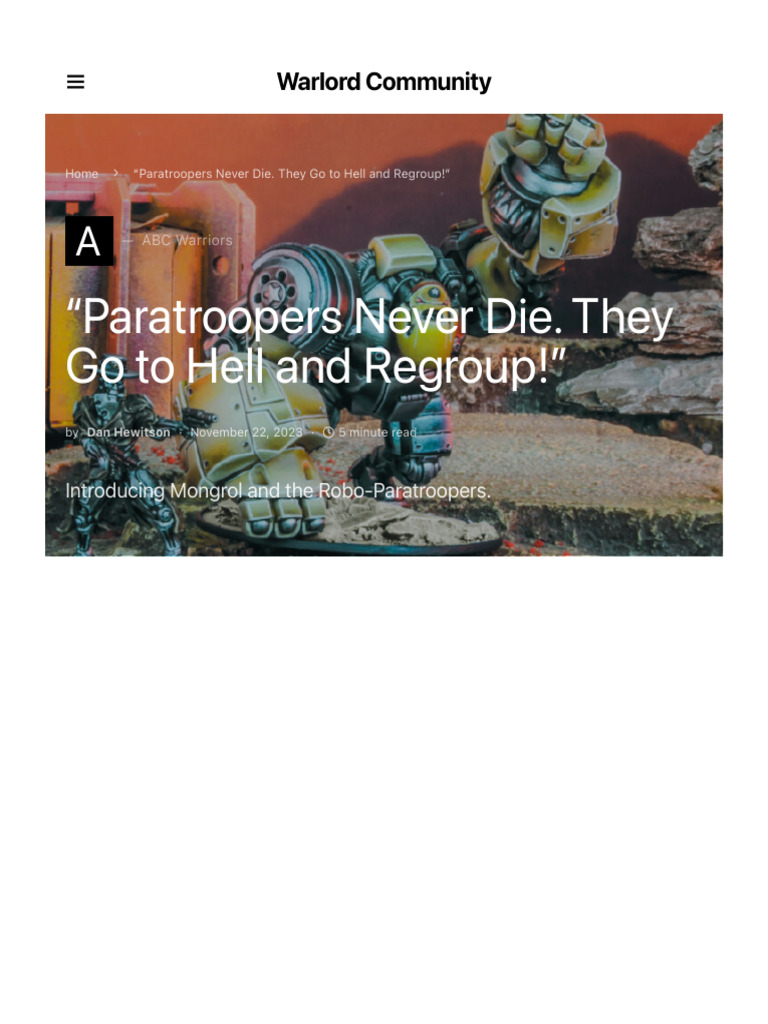 Mongrol: The ABC Warrior's Rise | PDF