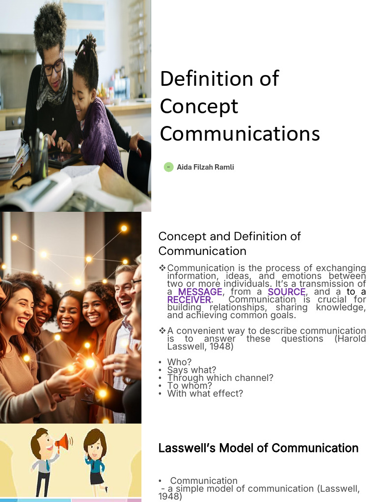 Understanding Communication Concepts | PDF | Communication | Learning