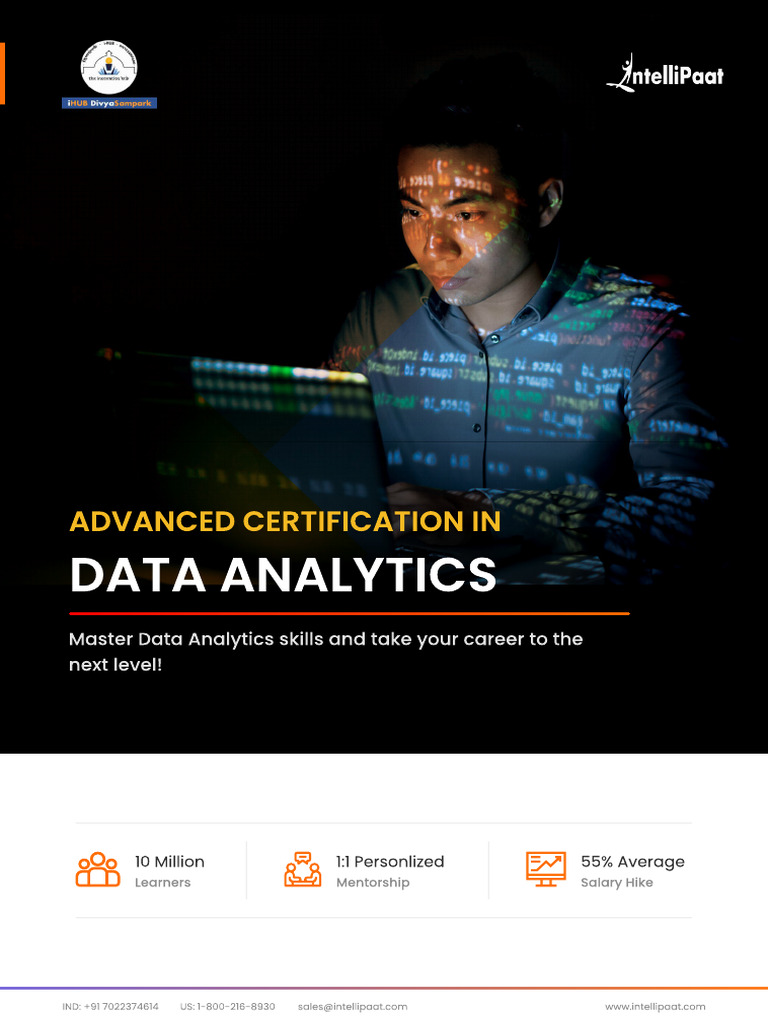Advanced Data Analytics Certification Program | PDF