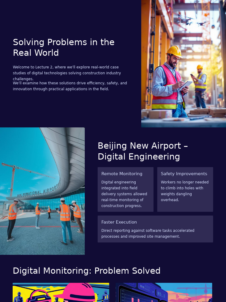 Digital Solutions for Construction Challenges | PDF | Internet Of ...