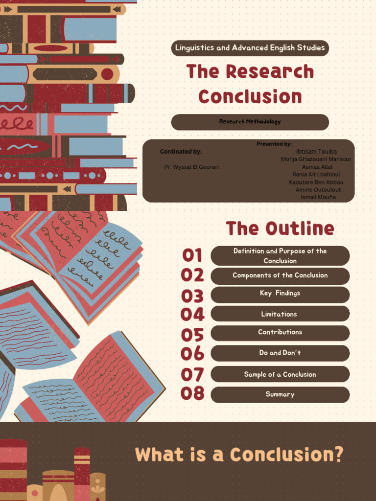 Key Components of Research Conclusions | PDF | Theory | Methodology