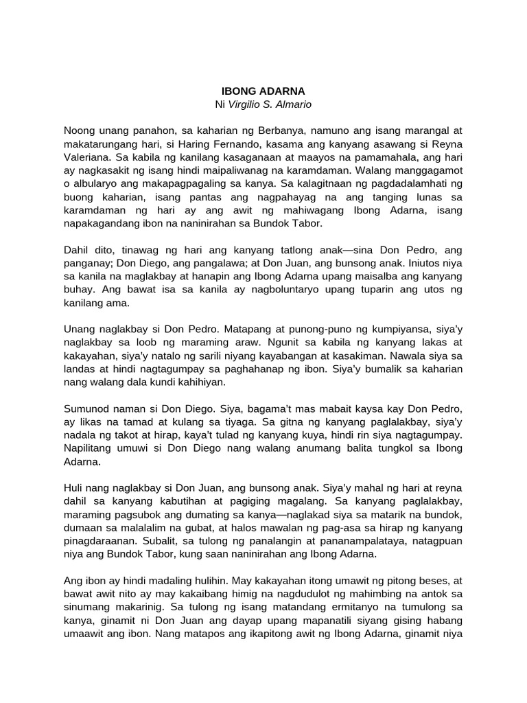 Buod Traditional-Method | PDF