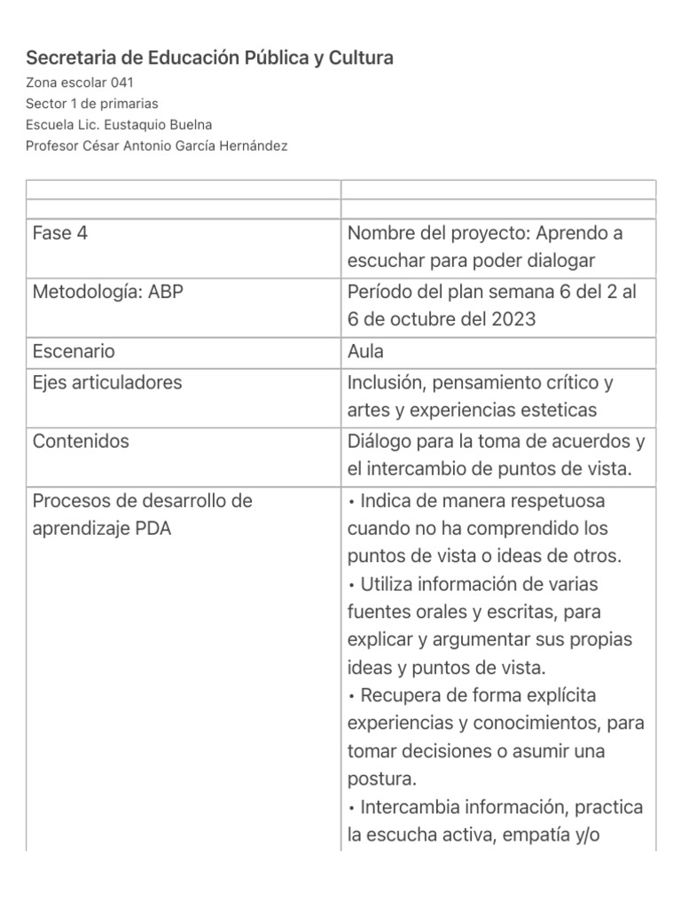 Proyecto de Diálogo: Cómics Educativos | PDF | Cómics | Aprendizaje