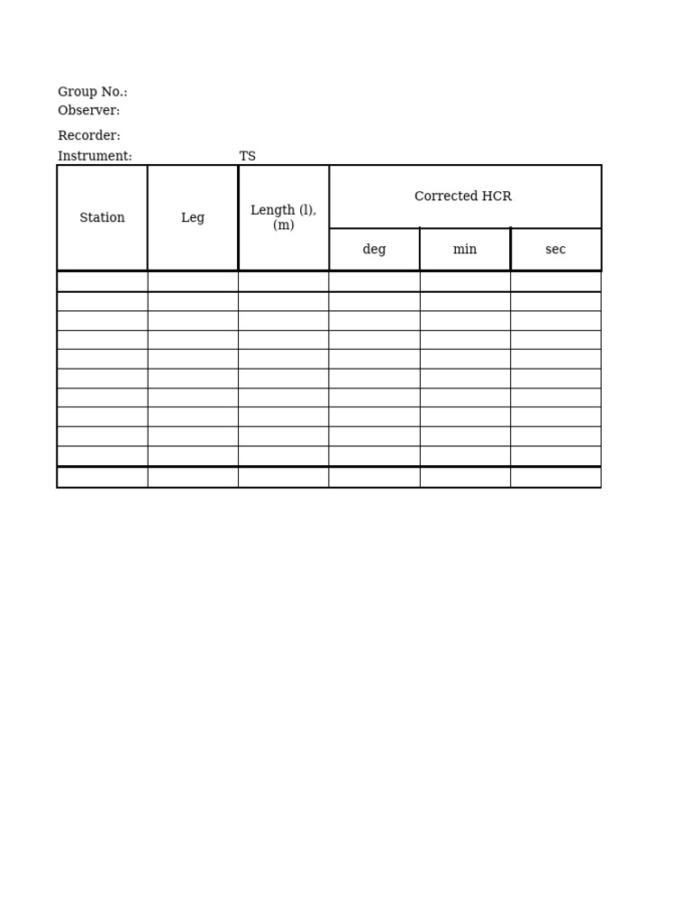 Gale's Traverse Table for Coordinates | PDF