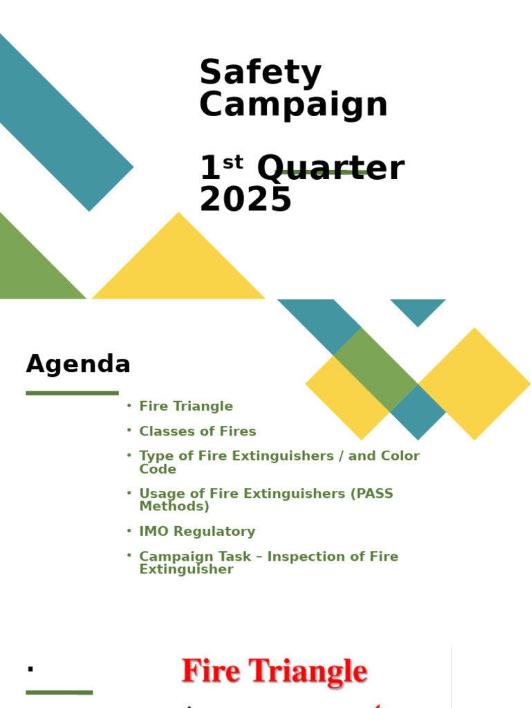 Safety Campaign-1st Quarter 2025-Portable Fire Extinguisher - Draft ...