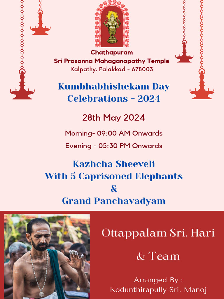 Chathapuram Panchavadyam 2k24 | PDF, image size:768x1024