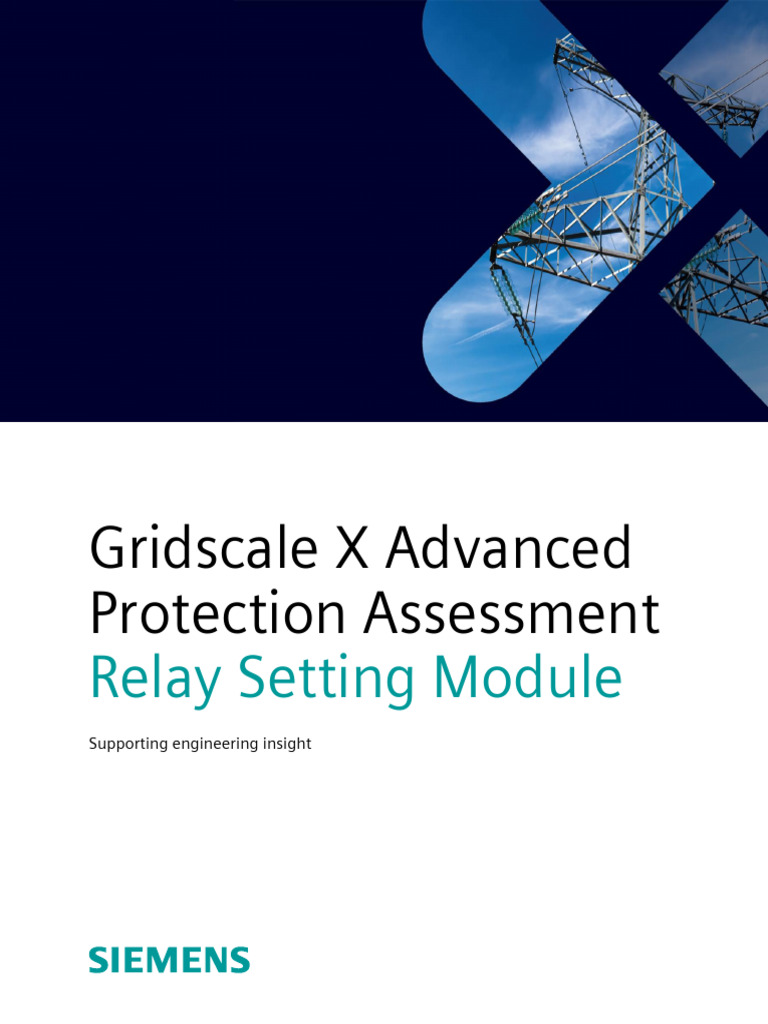 6 Advanced Protection Assessment Relay Setting Module Data Sheet August ...