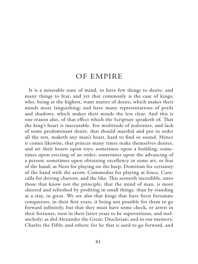 Insights on the Nature of Empire | PDF