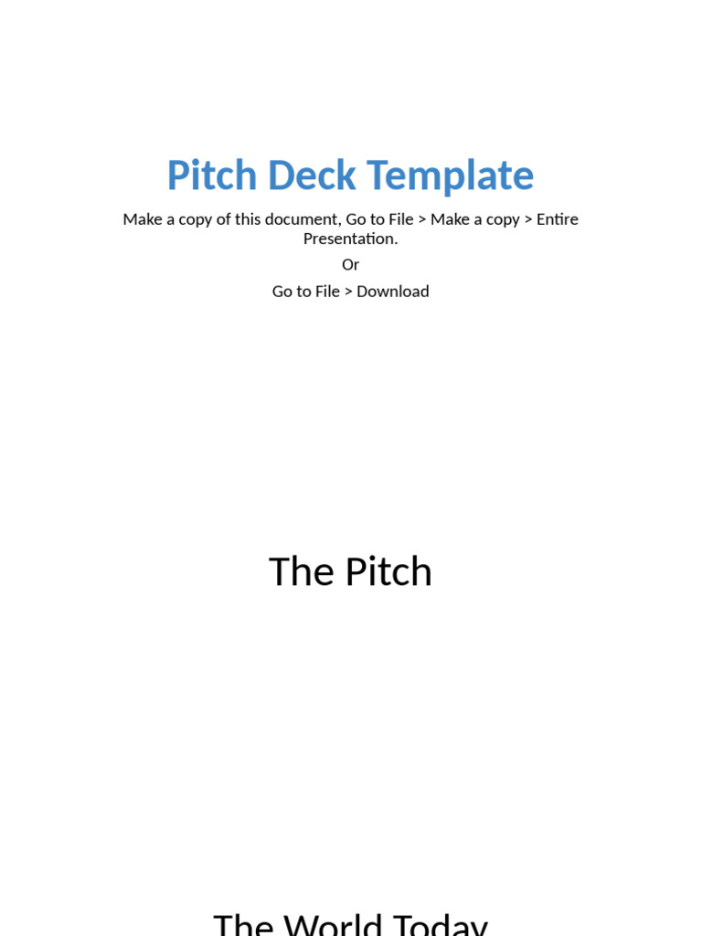 Elon Musk Pitch Deck Guide | PDF