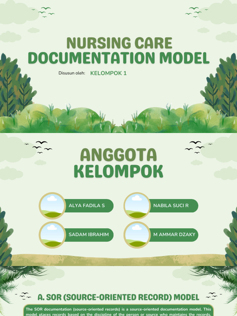 Nursing Care Documentation Model - Group 1 | PDF | Pain | Nursing