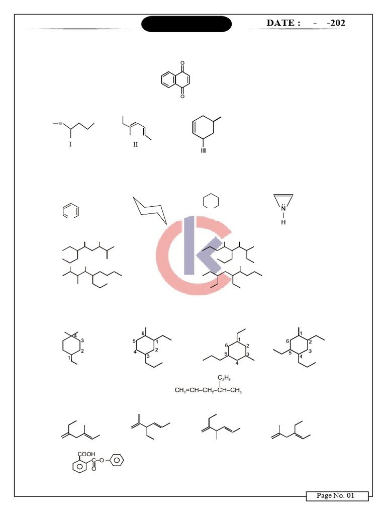 Organic Compound Nomenclature & Isomerism | PDF | Isomer ...