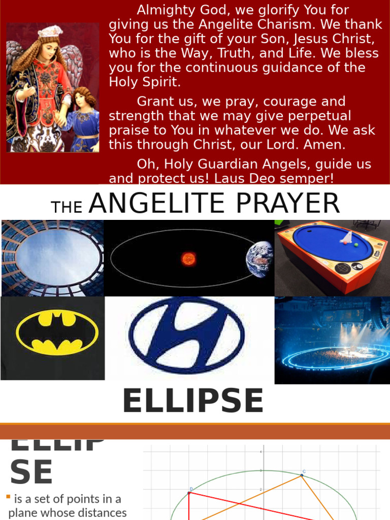 Angelite Prayer and Ellipse Geometry Guide | PDF | Vertex (Graph Theory ...