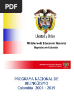 Programa Nacional Bilinguismo