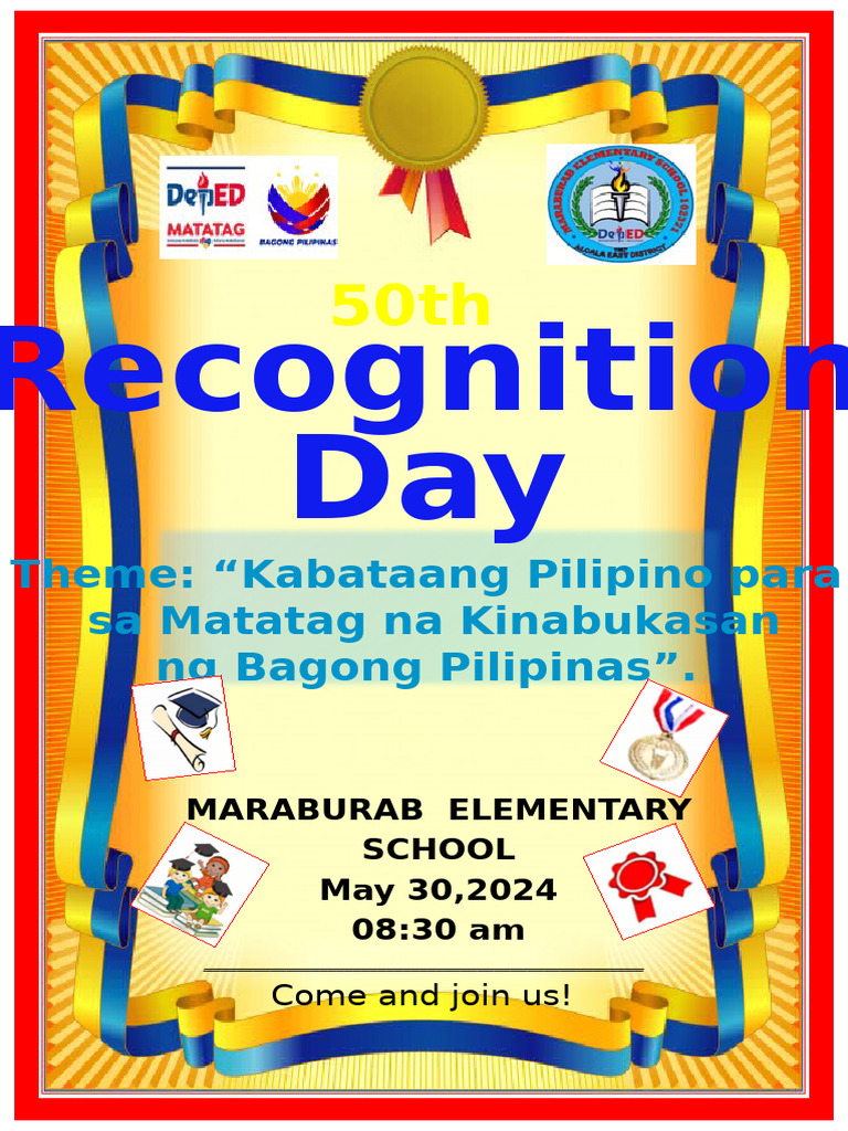 Recognition Program at Maraburab ES | PDF