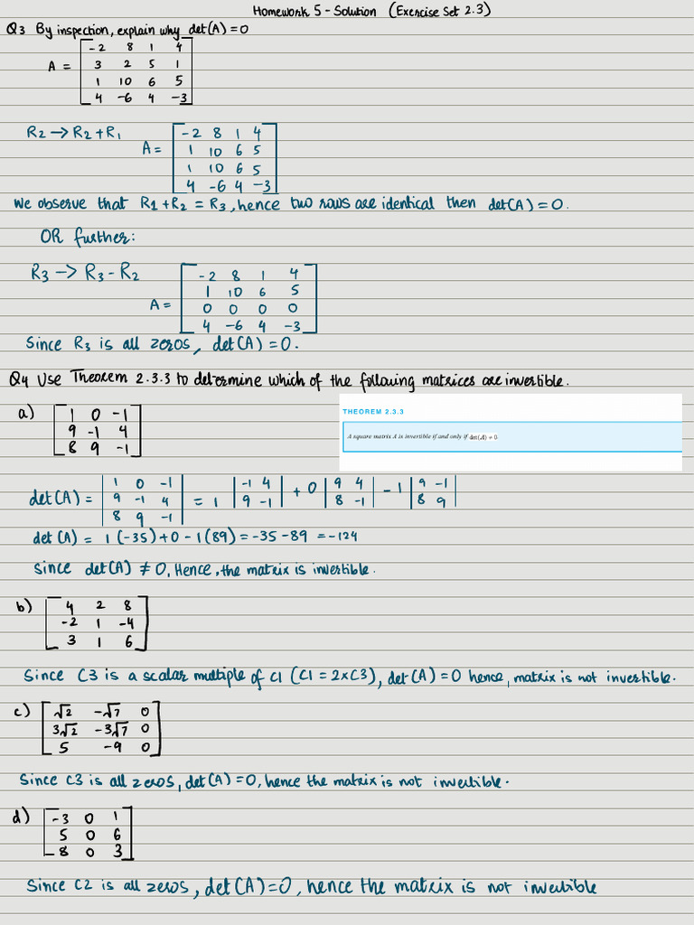 HW5 Solution | PDF