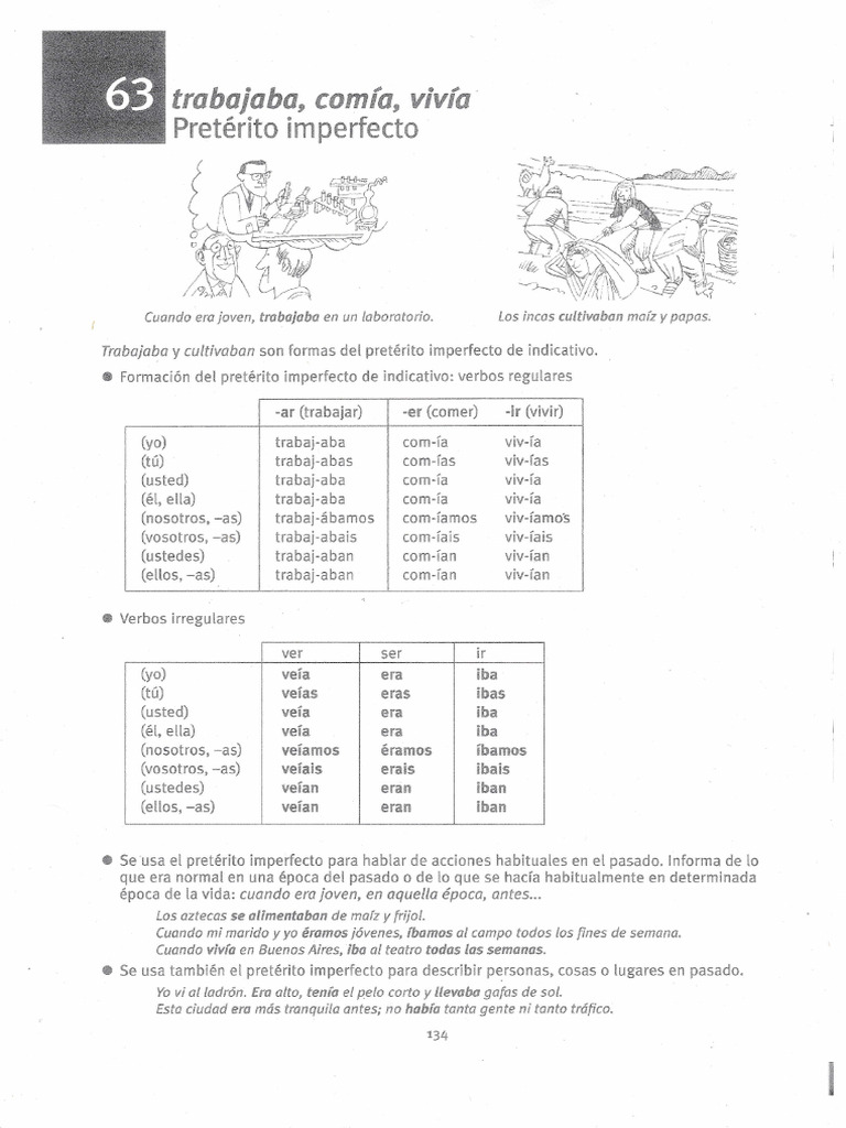 3 - Pretérito Imperfecto | PDF