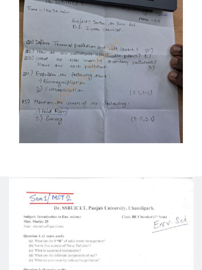 Evs MST Pyq | PDF