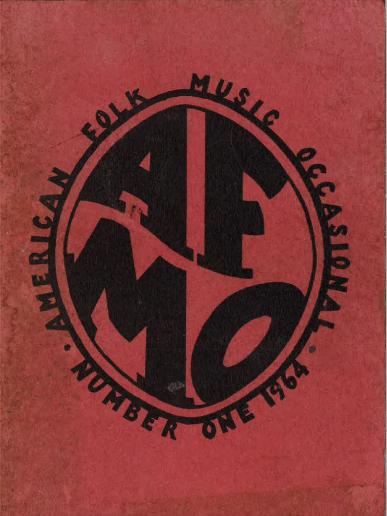American Folk Music Occasional, No. 1 (1964) | PDF | African American Music  | American Folk Music