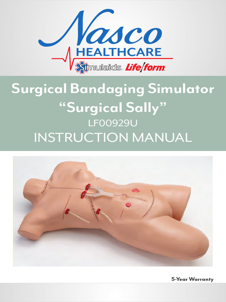 Suturing and Bandaging Simulator Manual | PDF | Surgery | Surgical ...