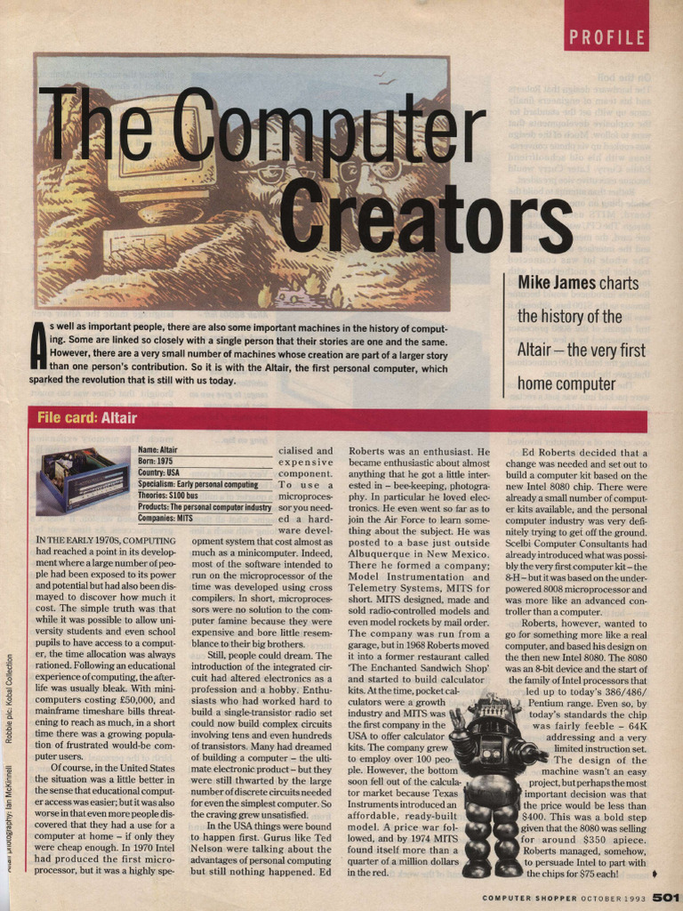 Computer - Shopper Computer - Creators Altair 1993 10 | PDF