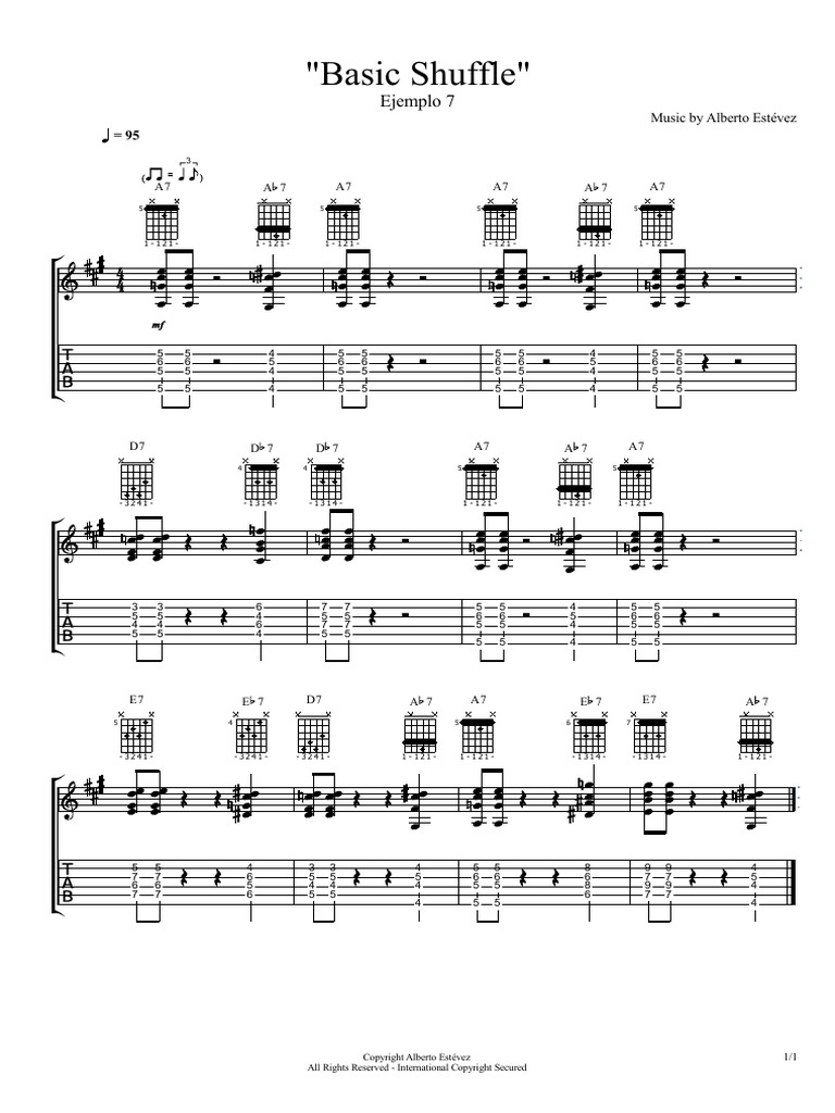 Basic Shuffle 7 - Alberto Estévez | PDF