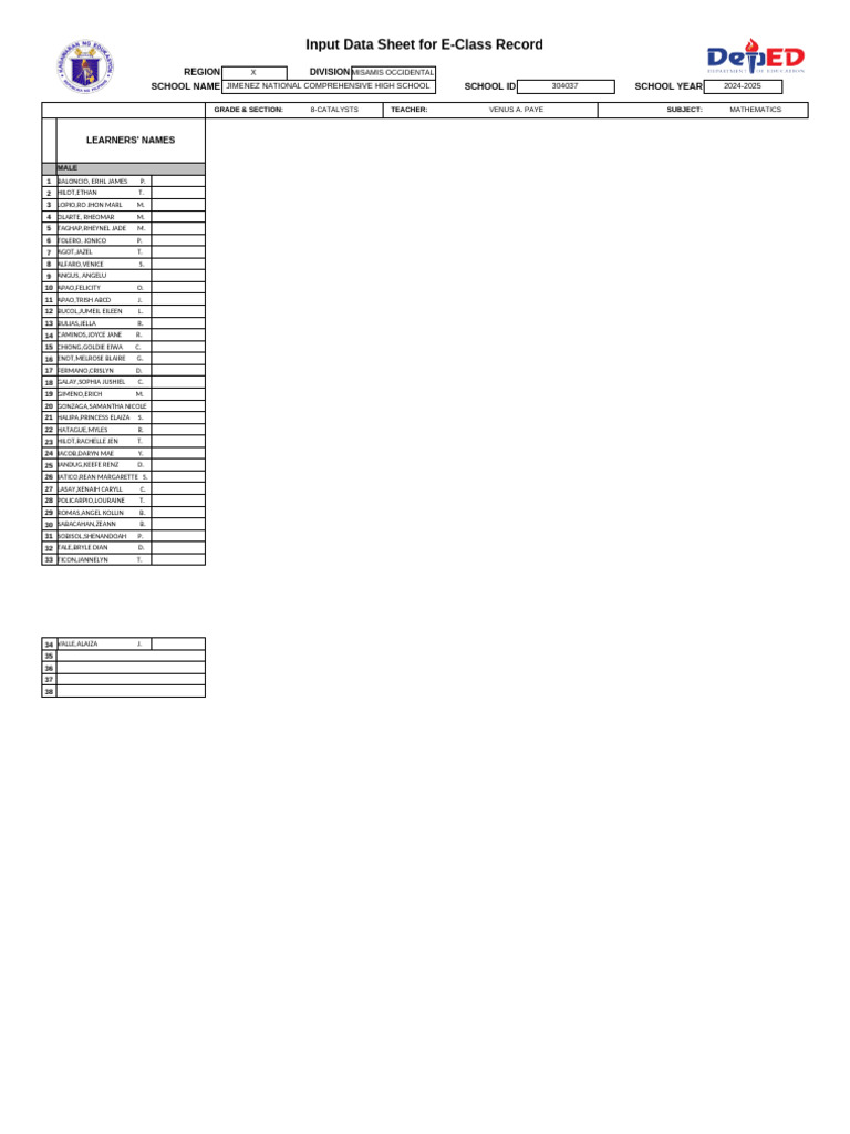 1ST_QUARTER OF GRADE7 ANTHURIUM E-class Math | PDF