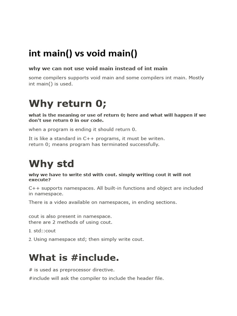 21.+FAQ+(Skeleton+of+C+++Program+)+ (2) | PDF