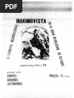 El ejercito insurrecional makhnovista en la gran revolución de octubre - Ugo Fedeli