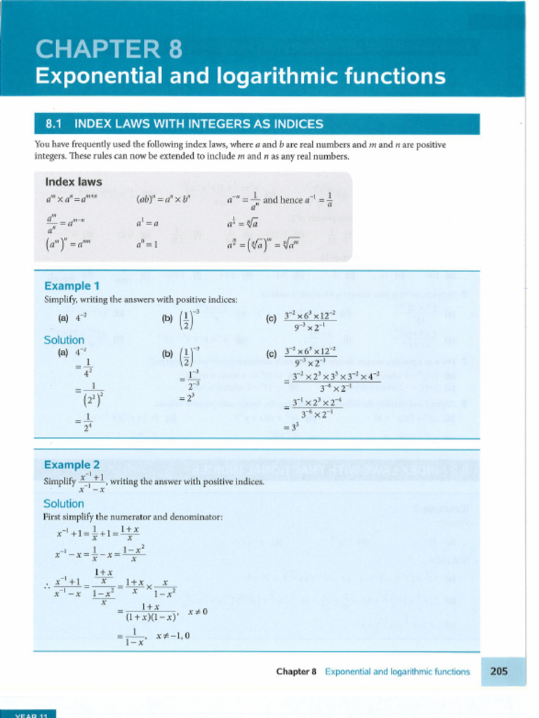 Exponential and Logarithms | PDF