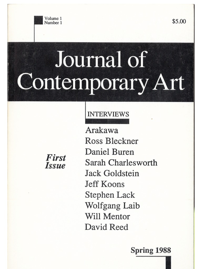 Journal of Contemporary Art | PDF