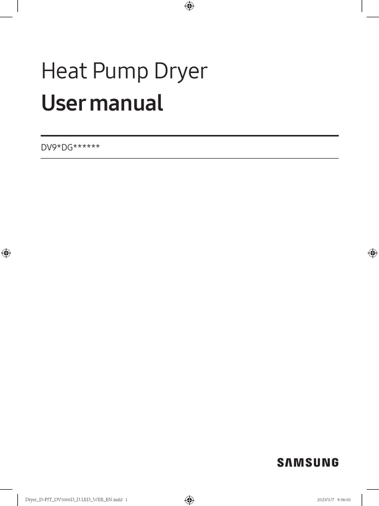 Dryer_DPJT_DV5000D_D.LED_WEB_EN_ENGLISH (1) PDF Clothes Dryer Electrical Connector