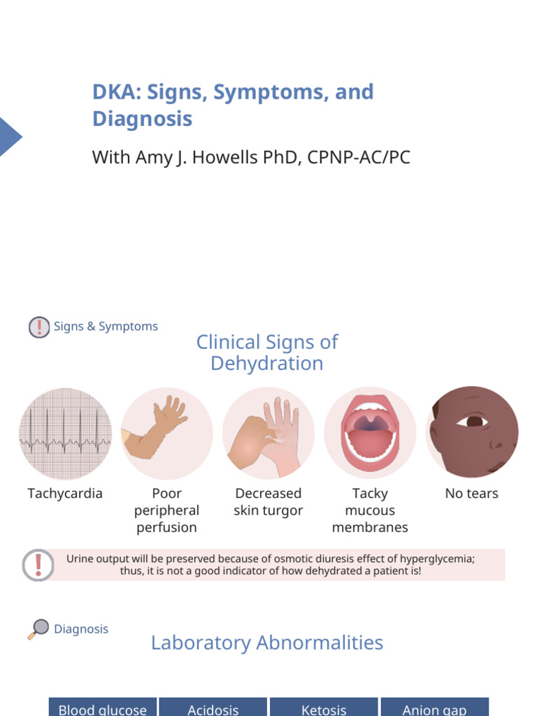 DKA Diagnosis: Signs & Symptoms Guide | PDF