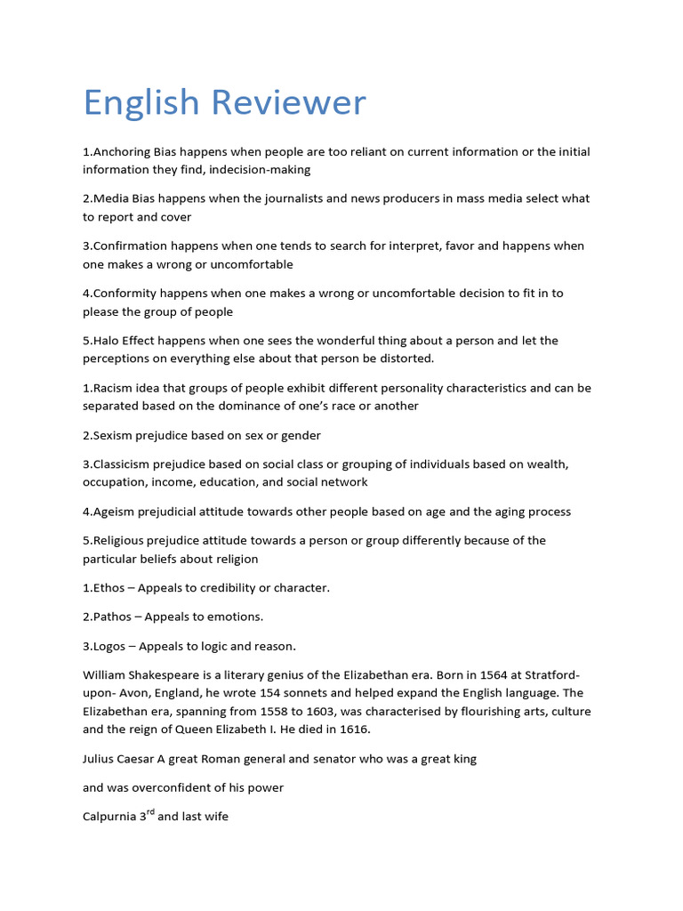 Understanding Bias and Research Methods | PDF | Experiment | Cognition