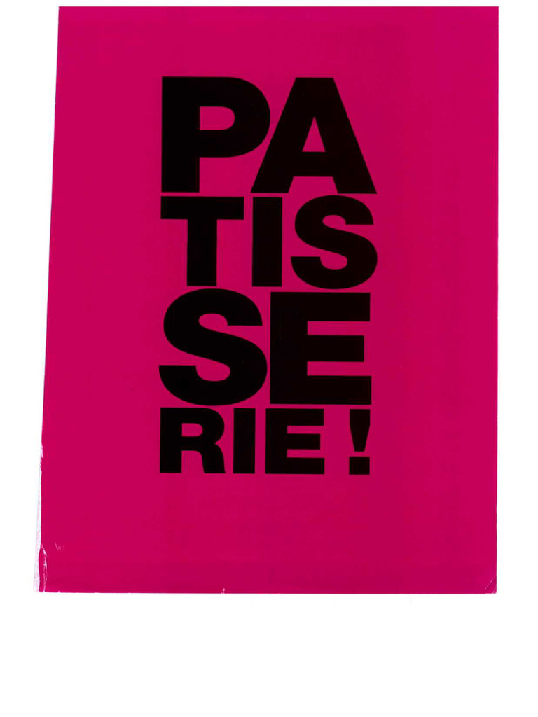 Patisserie C Felder | PDF
