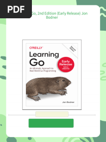 Learning Go, 2nd Edition (Early Release) Jon Bodner - Download the ebook now to never miss important information