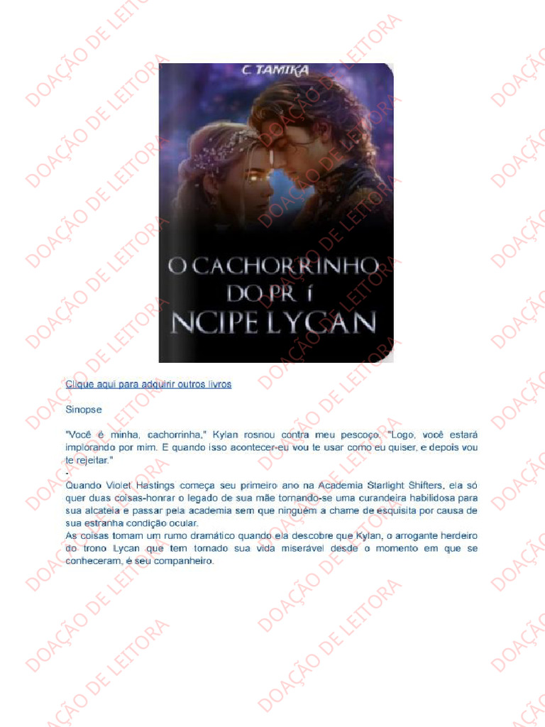 1 - Ao - 100, o Cachorrinho Do Príncipe Lycan | PDF