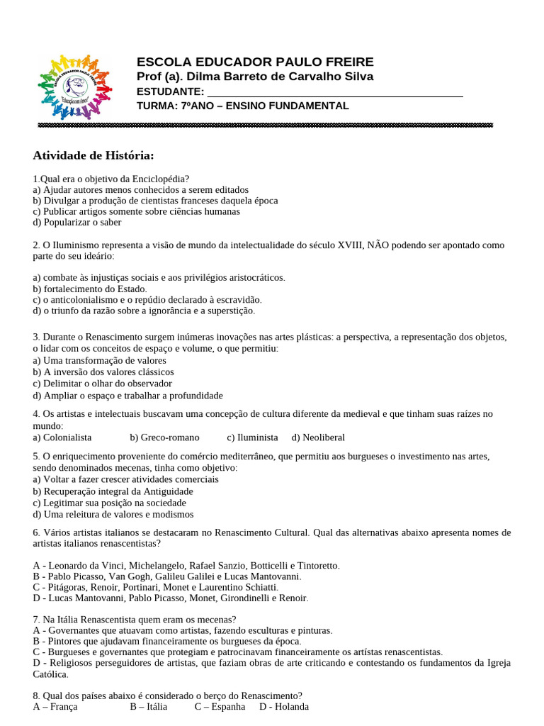 Renascimento: Arte e Cultura Renascentista | PDF | Renascimento | Itália
