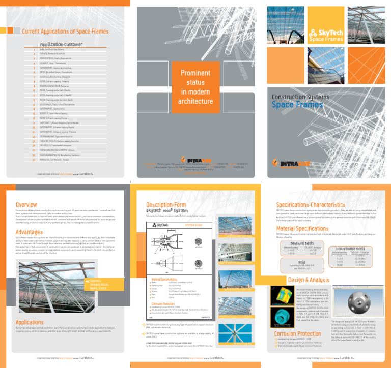 Space Frames Edipo Eng Final 200707 | PDF | Mechanical Engineering ...