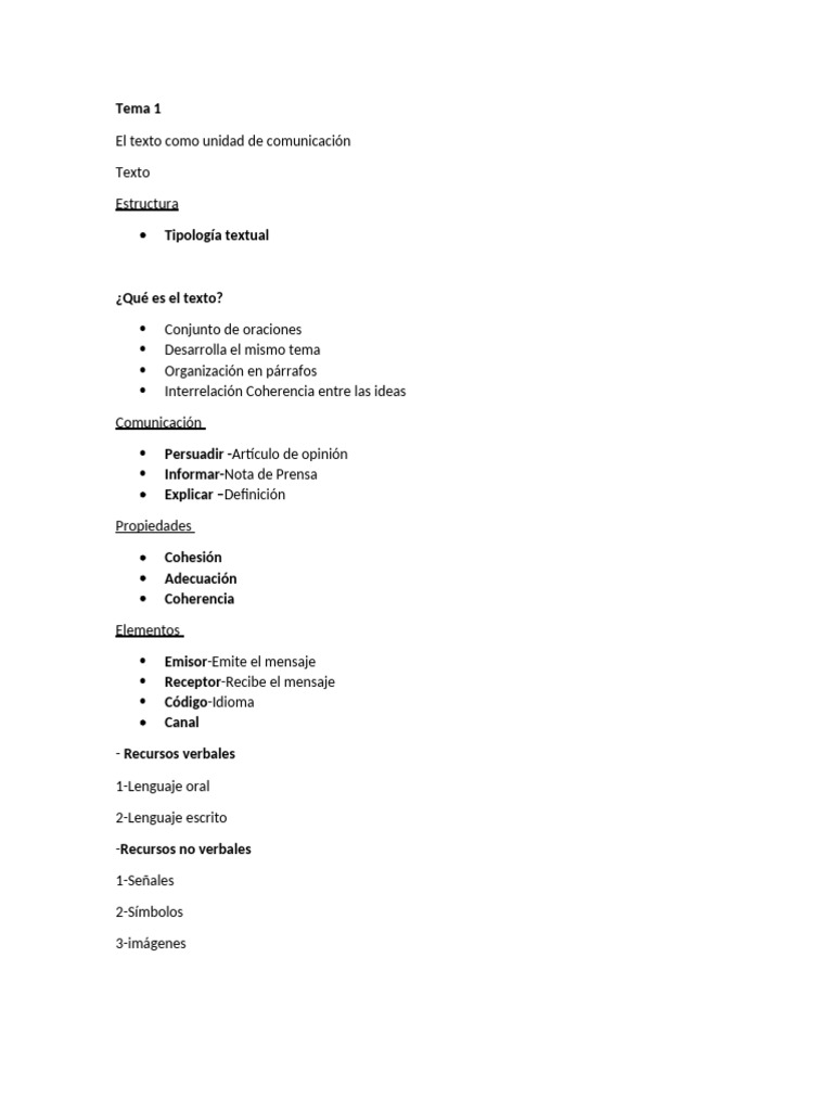 Tema 1 Lenguaje Pdf