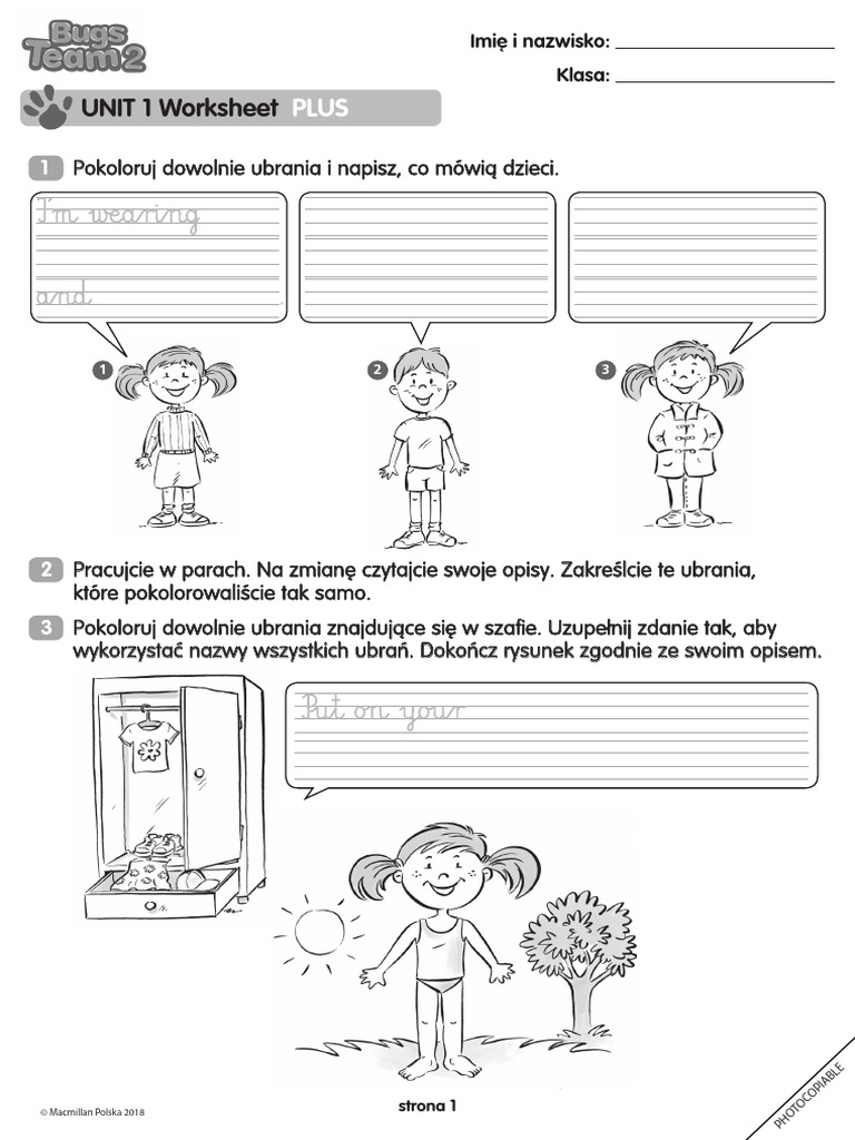 BT2 Unit 1 PB Worksheet Plus | PDF