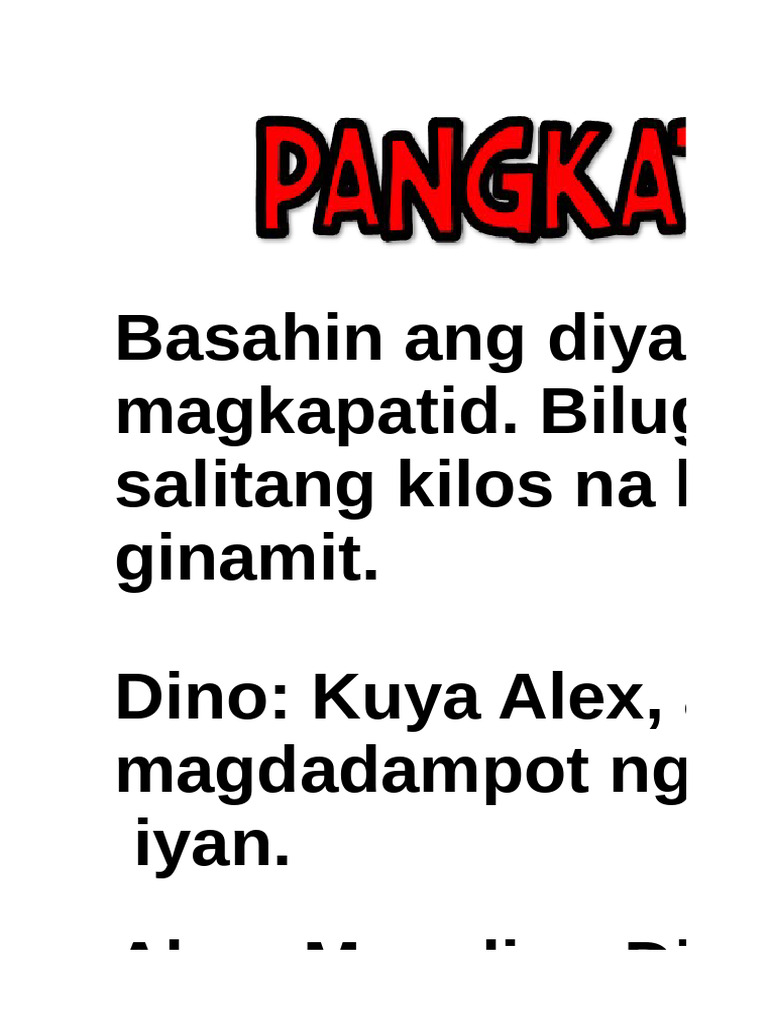 Pangkatang Gawain Pdf