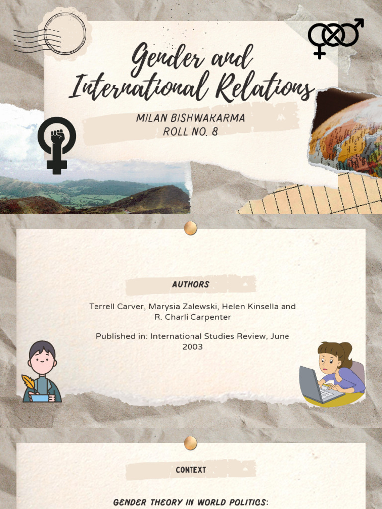 Gender and International Relations | PDF | Gender | Gender Studies